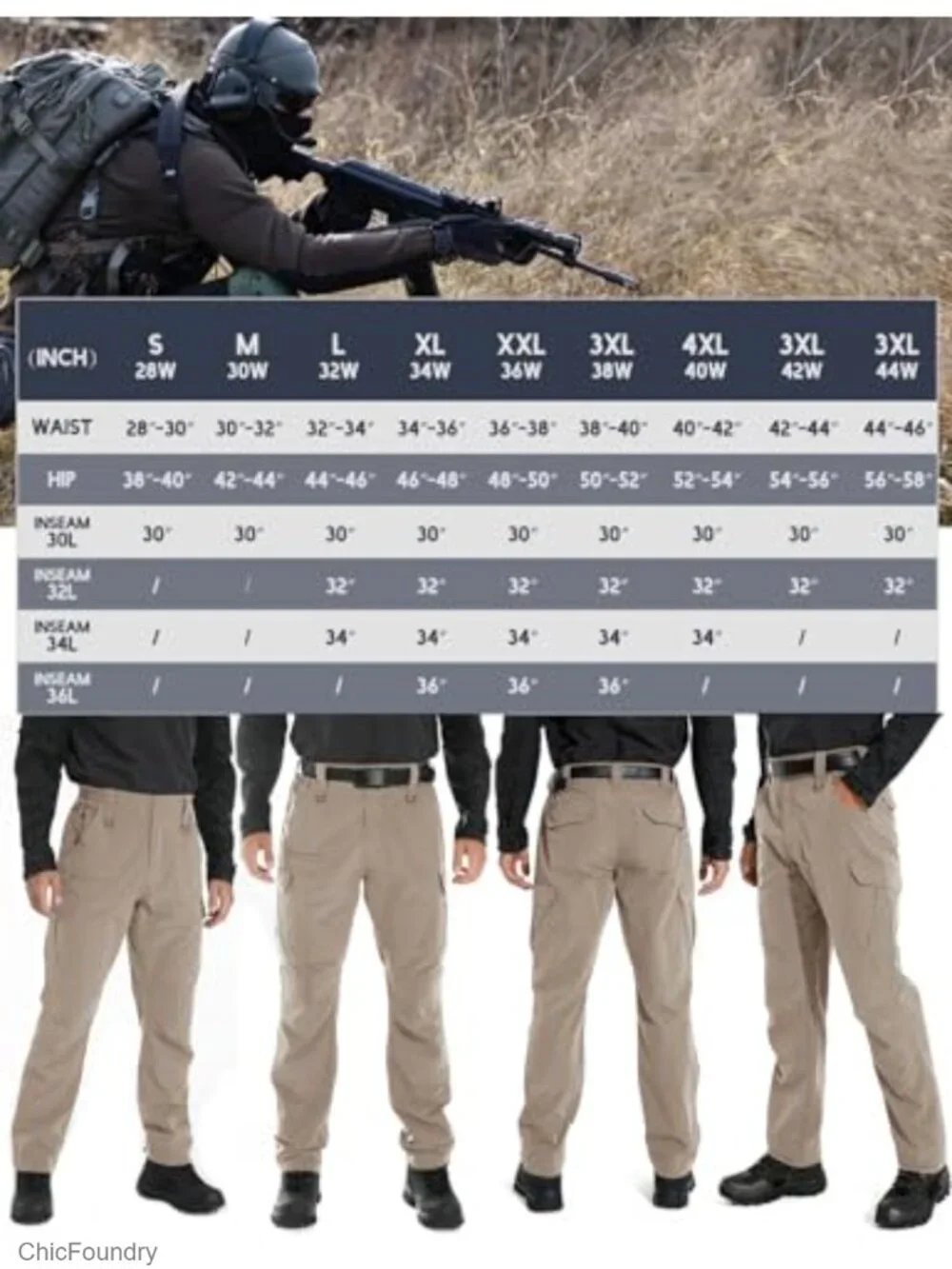 Men's Lightweight Ripstop Tactical Cargo Pants Water Resistant Hiking Work
